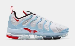 Air VaporMax Plus Chicago Mens Running Shoes (White/Black/Psychic Blue/University Red)