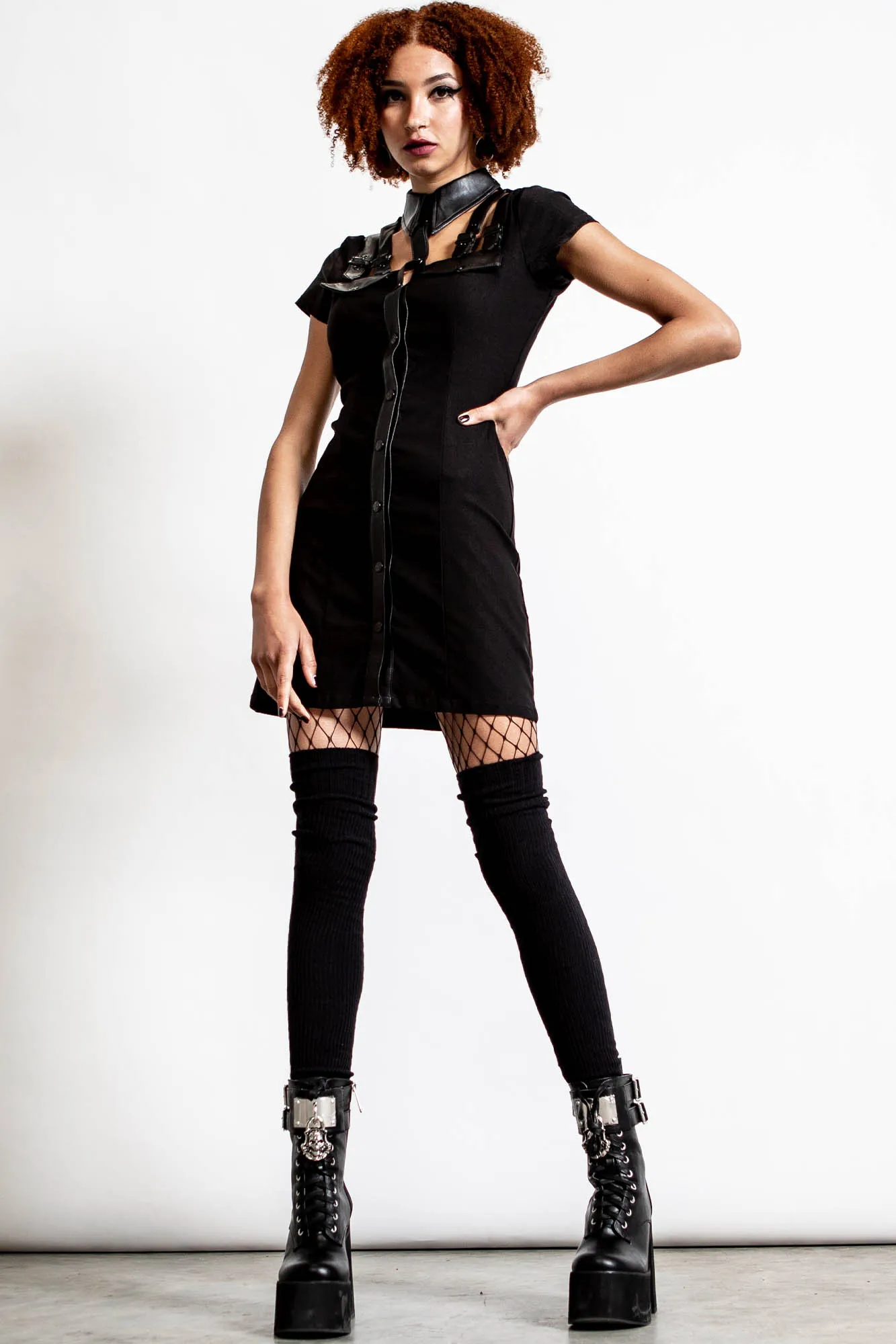 All Attitude Cut-Out Dress [B]