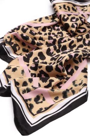 An Iconic Look Square Bandana - Leopard