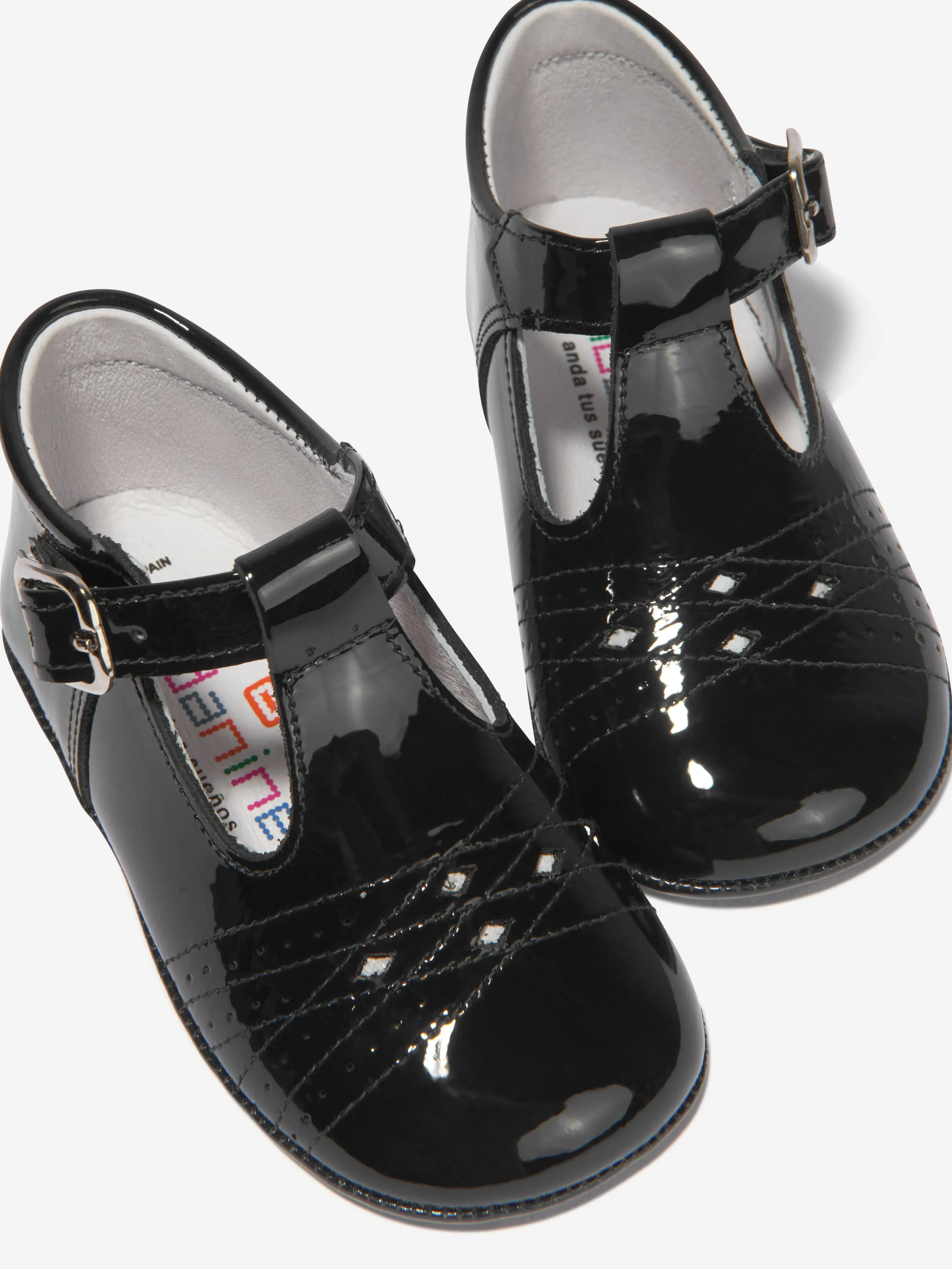 Andanines Baby Unisex Patent Leather Shoes