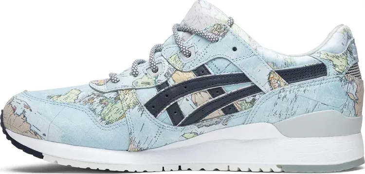 Atmos x gel lyte 3 'world map' Asics sneakers, blue