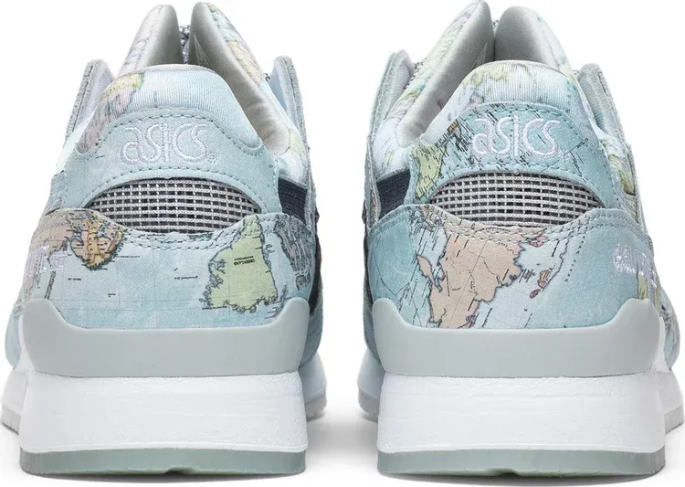 Atmos x gel lyte 3 'world map' Asics sneakers, blue