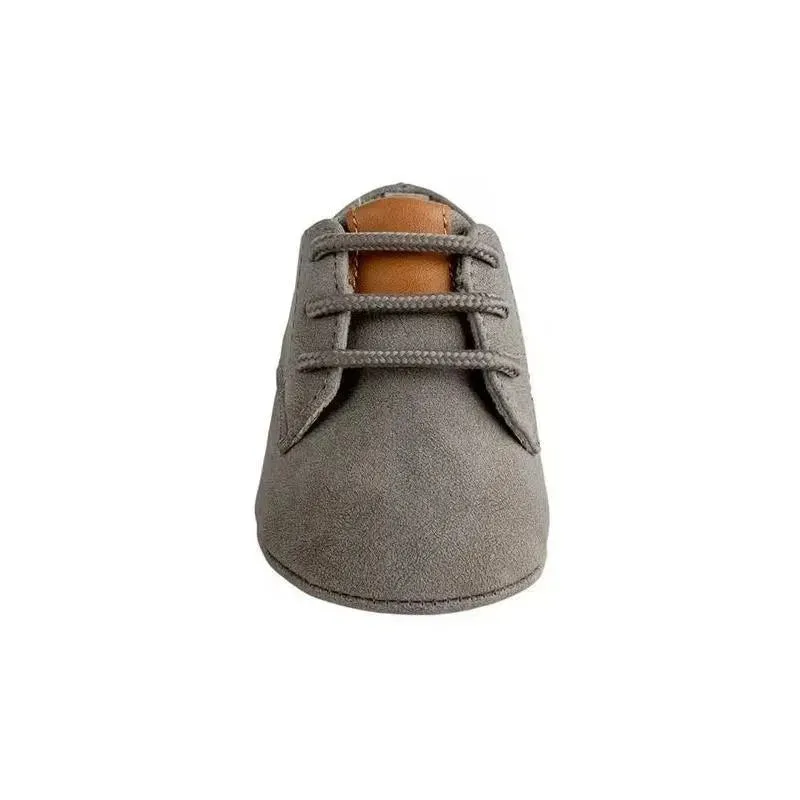 Baby Deer - Baby Boy Distressed Denim Sneaker, Grey