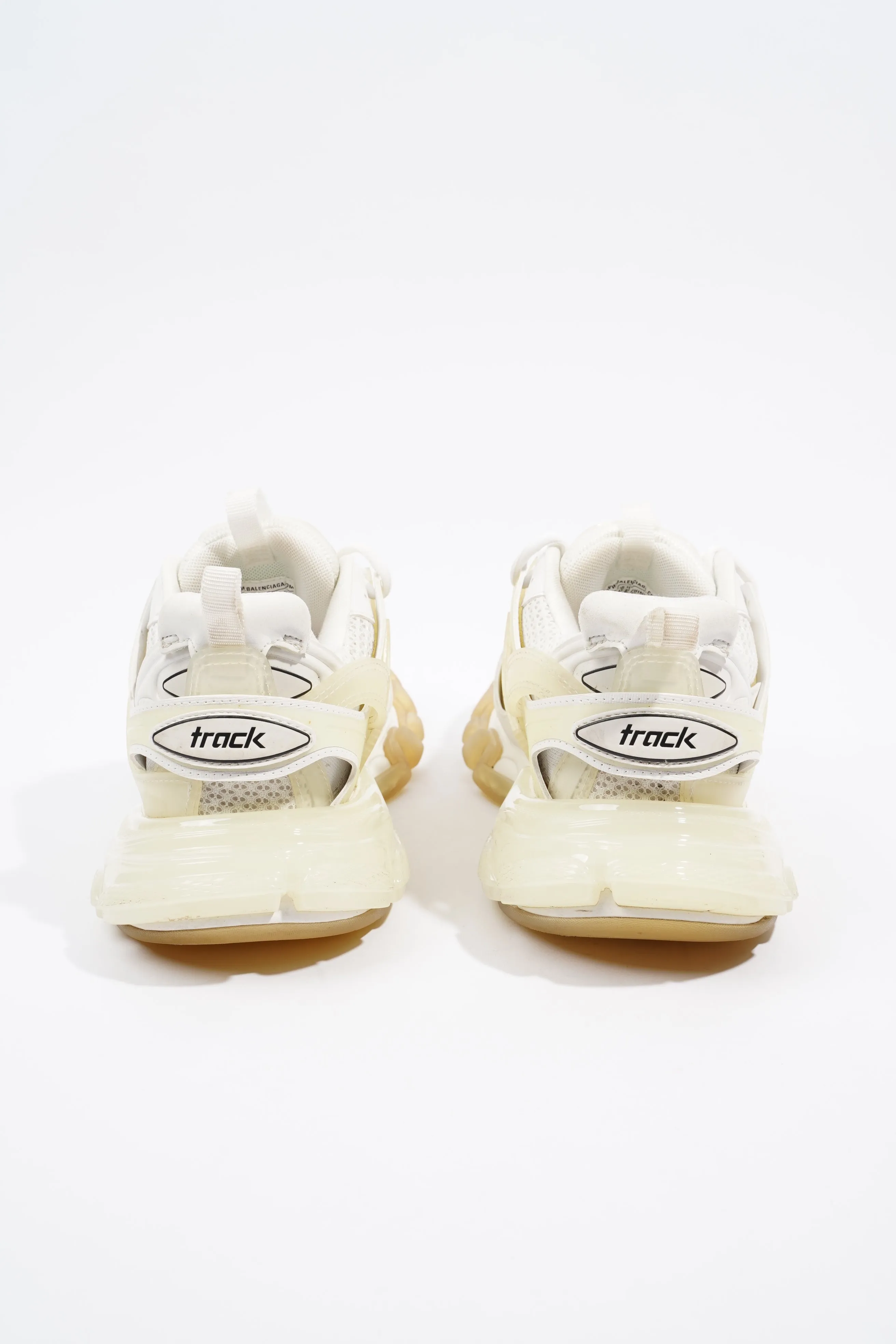 Balenciaga Track White / Clear Sole Canvas EU 38 UK 5