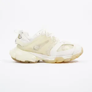 Balenciaga Track White / Clear Sole Canvas EU 38 UK 5