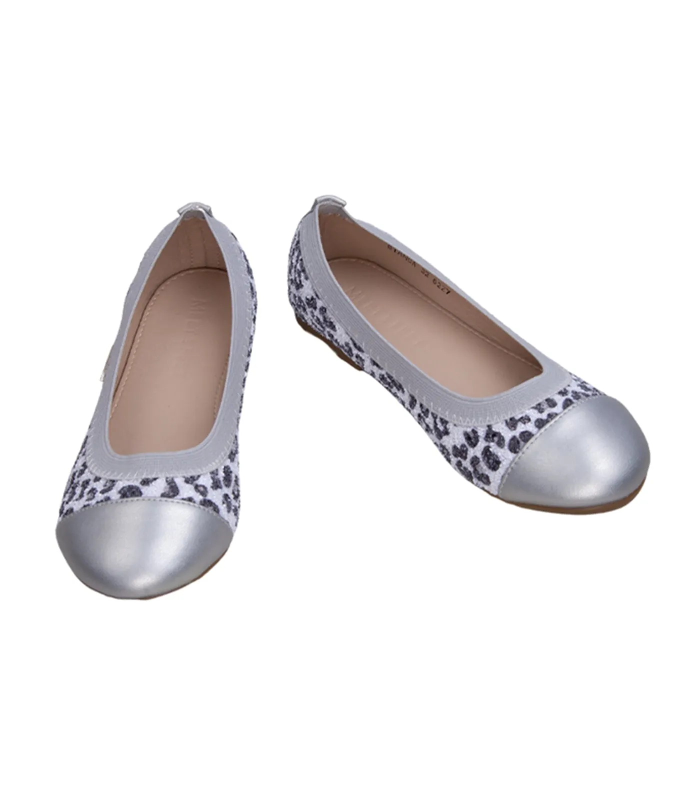 Bianca Kids Flats for Girls - Silver