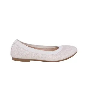 Bliss 2 Kids Flats for Girls - White