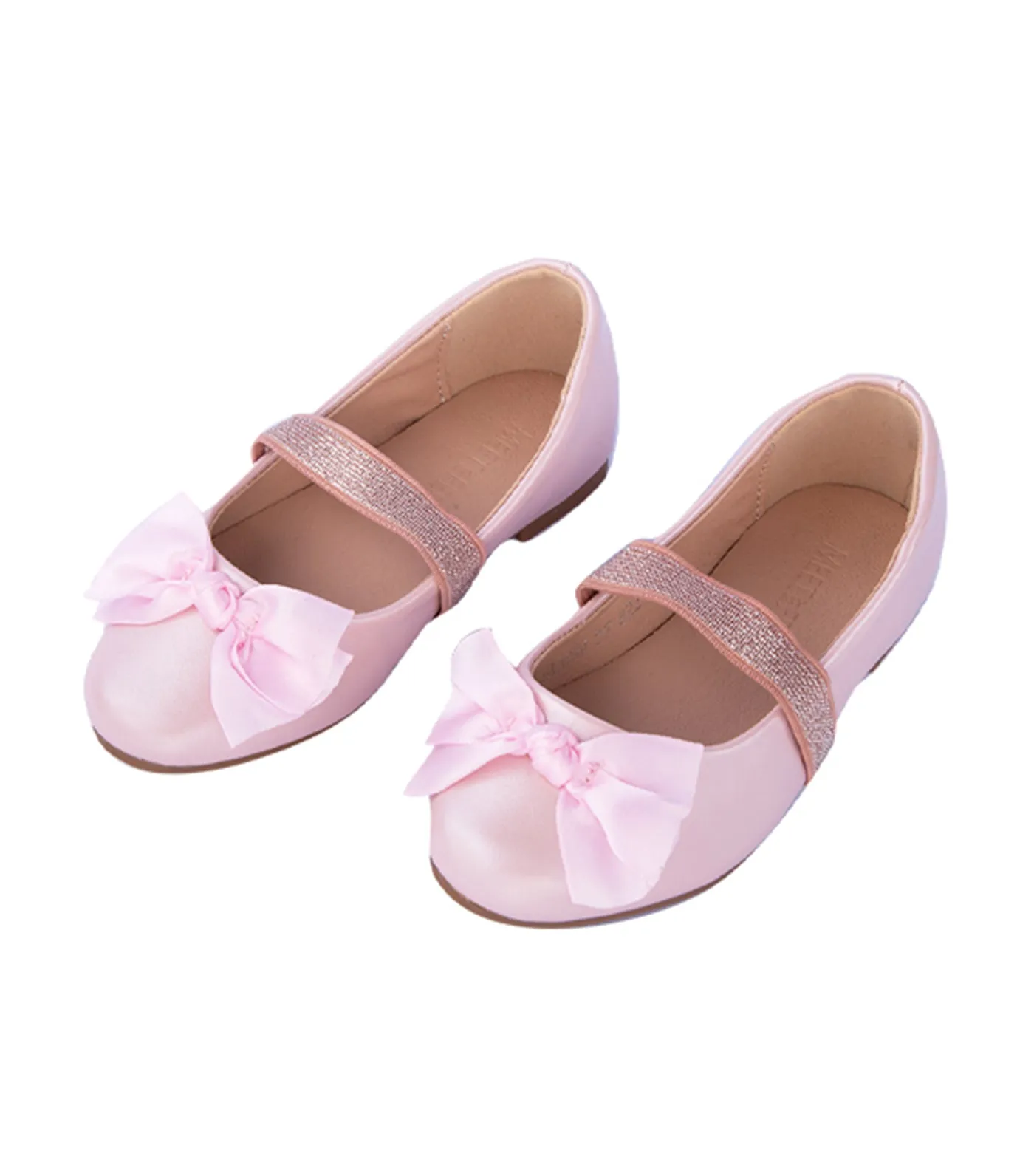 Blush Toddler to Kids Ballet Flats for Girls - Pink