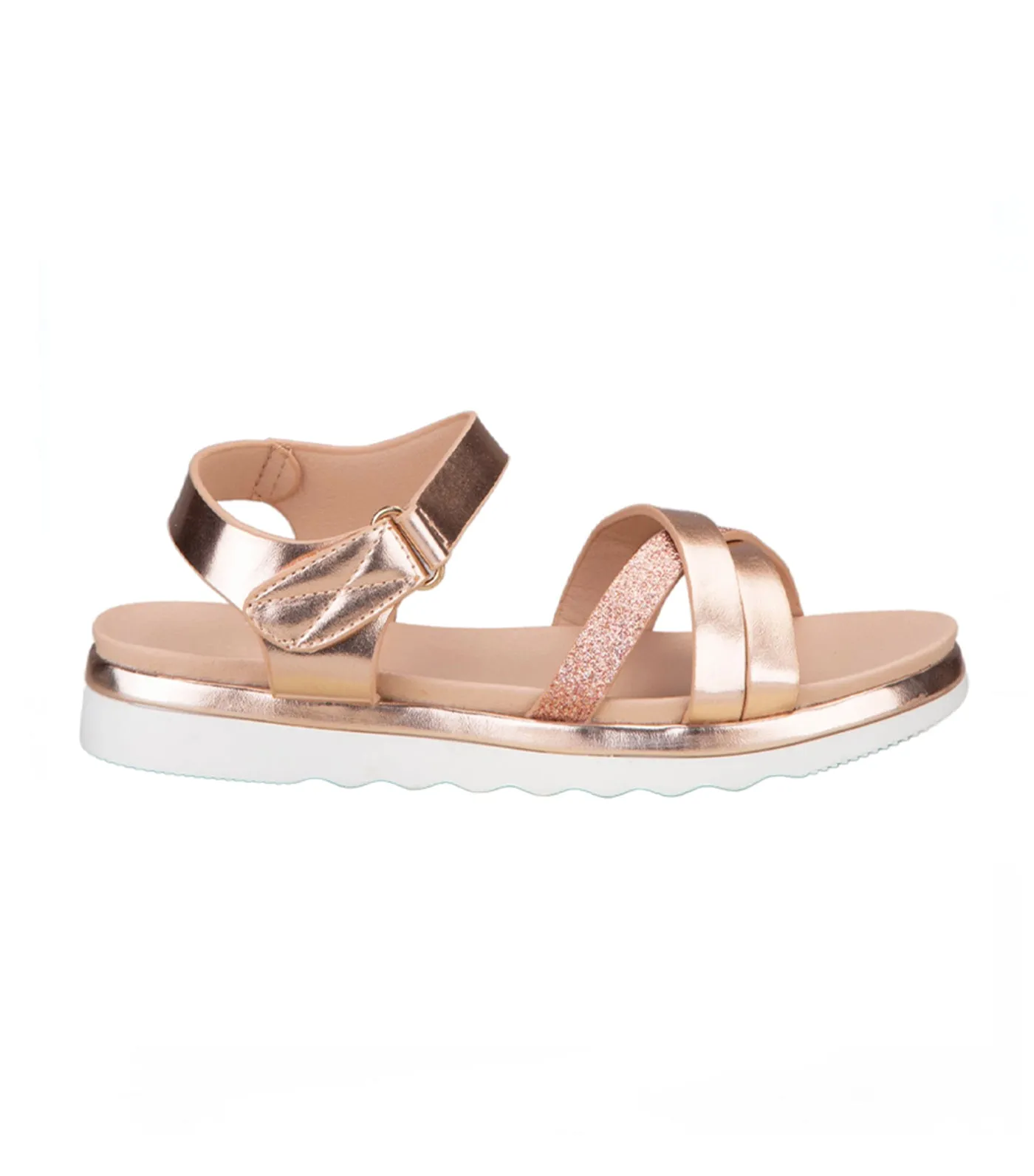 Bobbie Kids Sandals for Girls - Rosegold