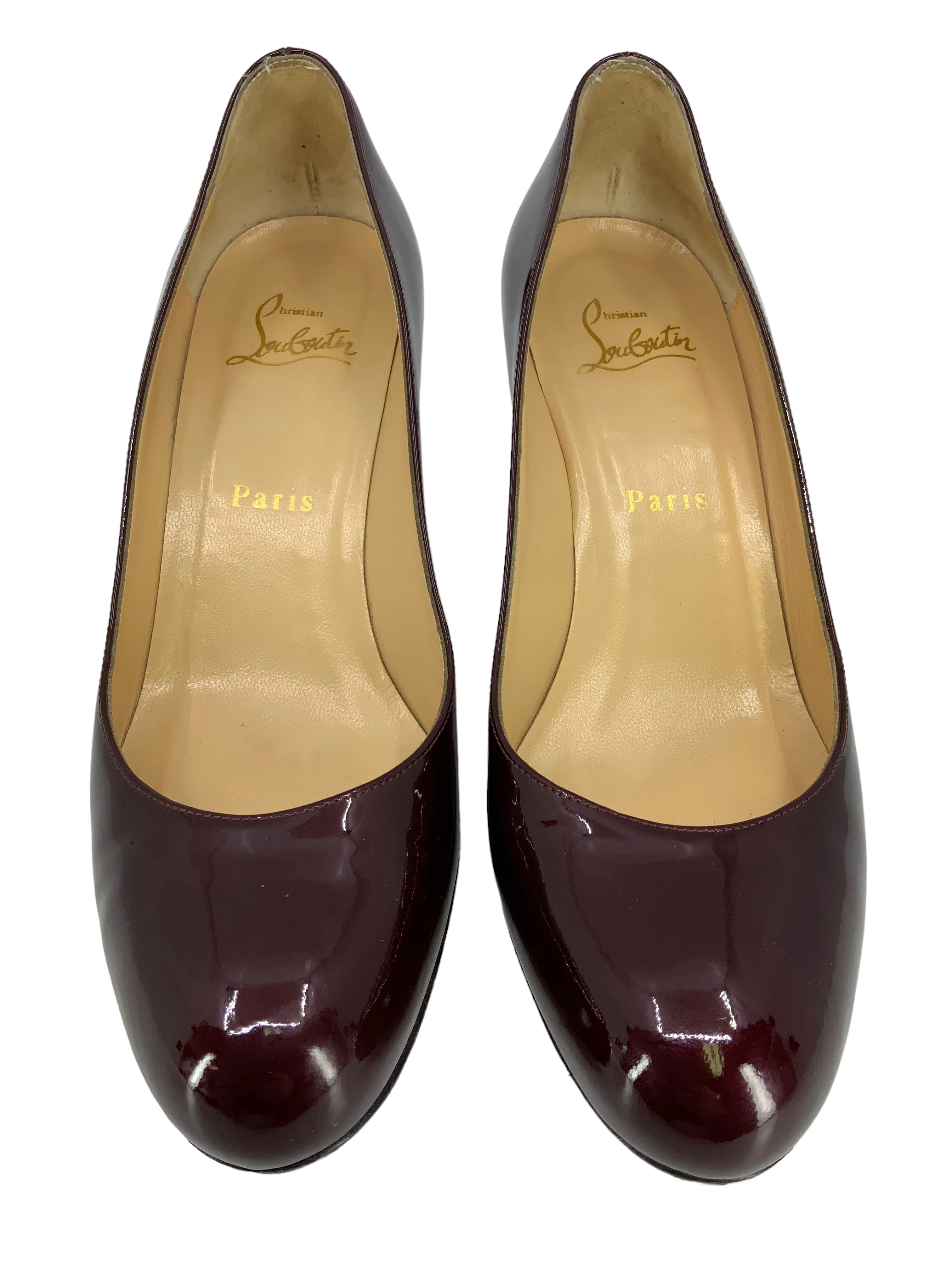 Christian Louboutin Patent Leather Simple Pumps Size 8