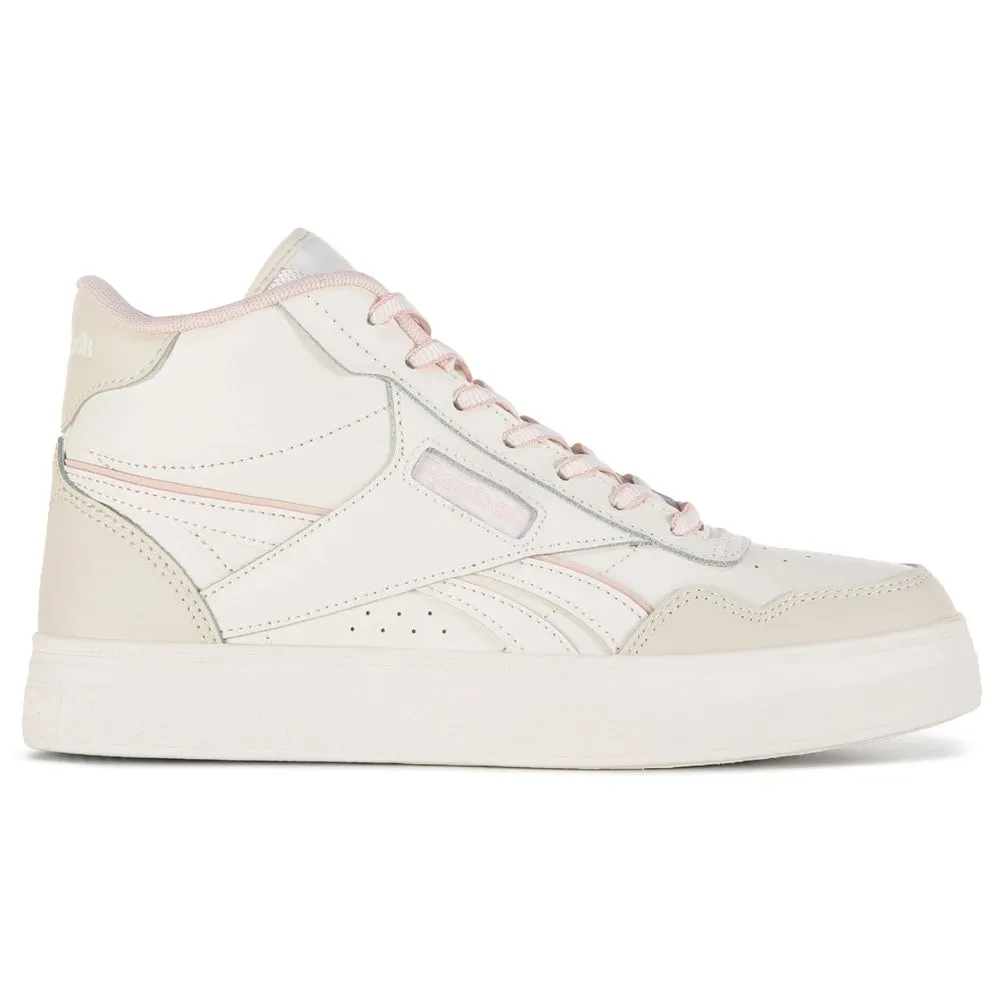 Court Advance Bold Reebok Women's High Top Sneakers, White