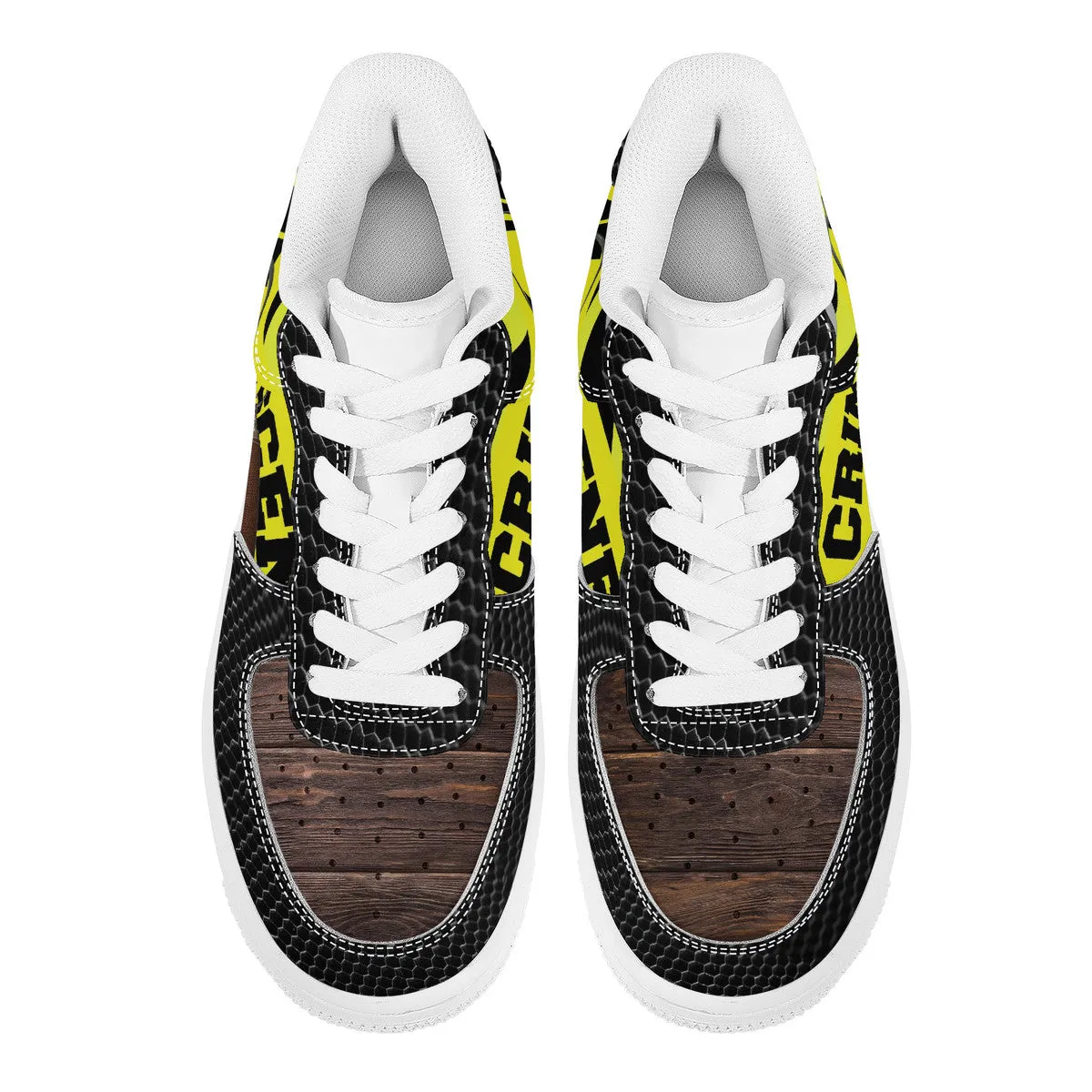 Customized Crime Scene Low Top Unisex Sneakers | Shoe Zero