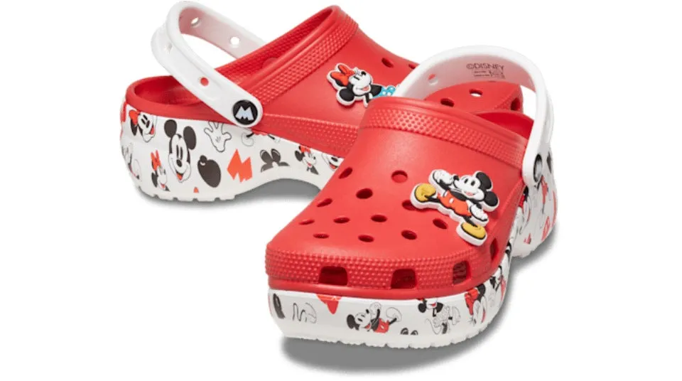 Crocs Mickey Platform Clog Flame