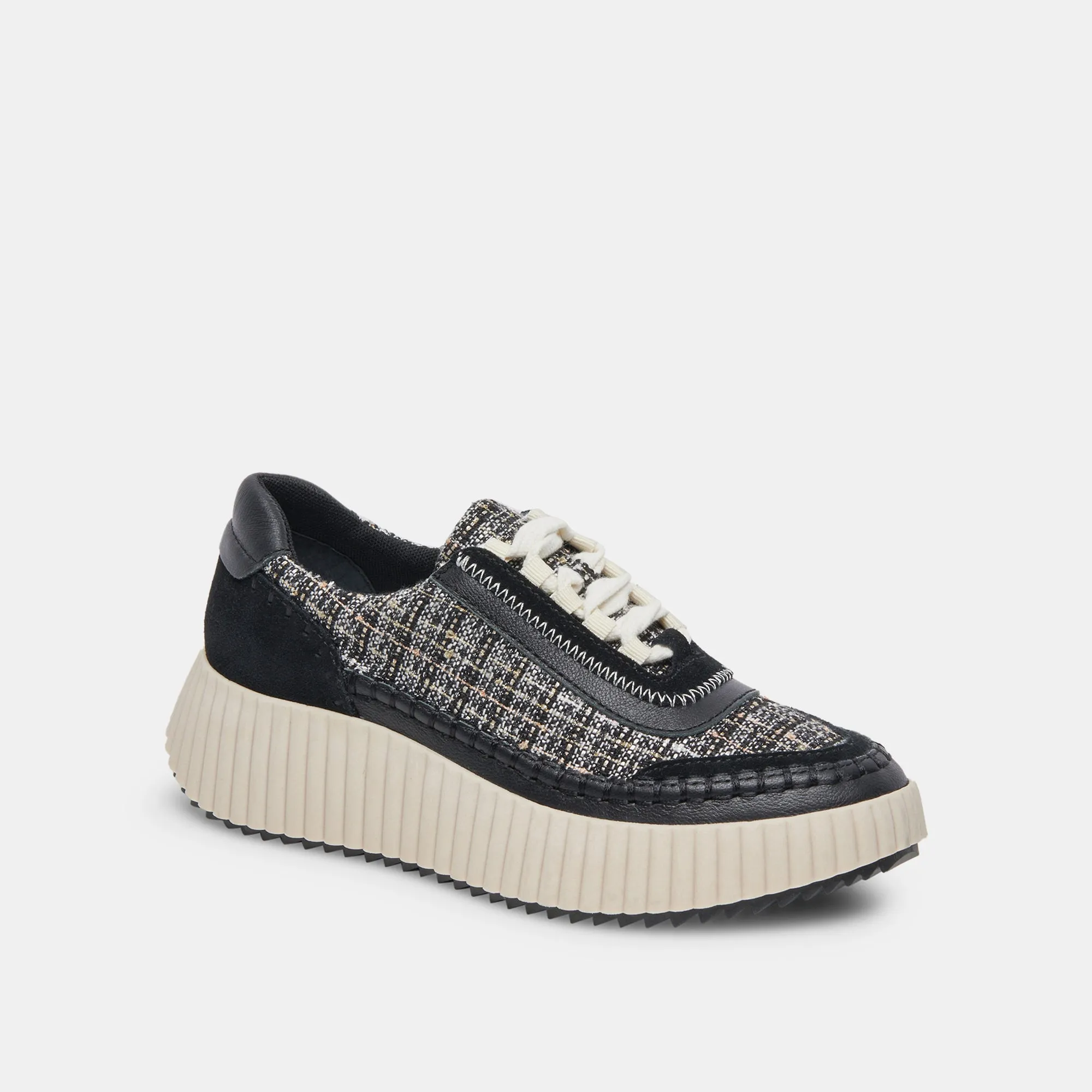 DOLEN SNEAKERS BLACK MULTI WOVEN