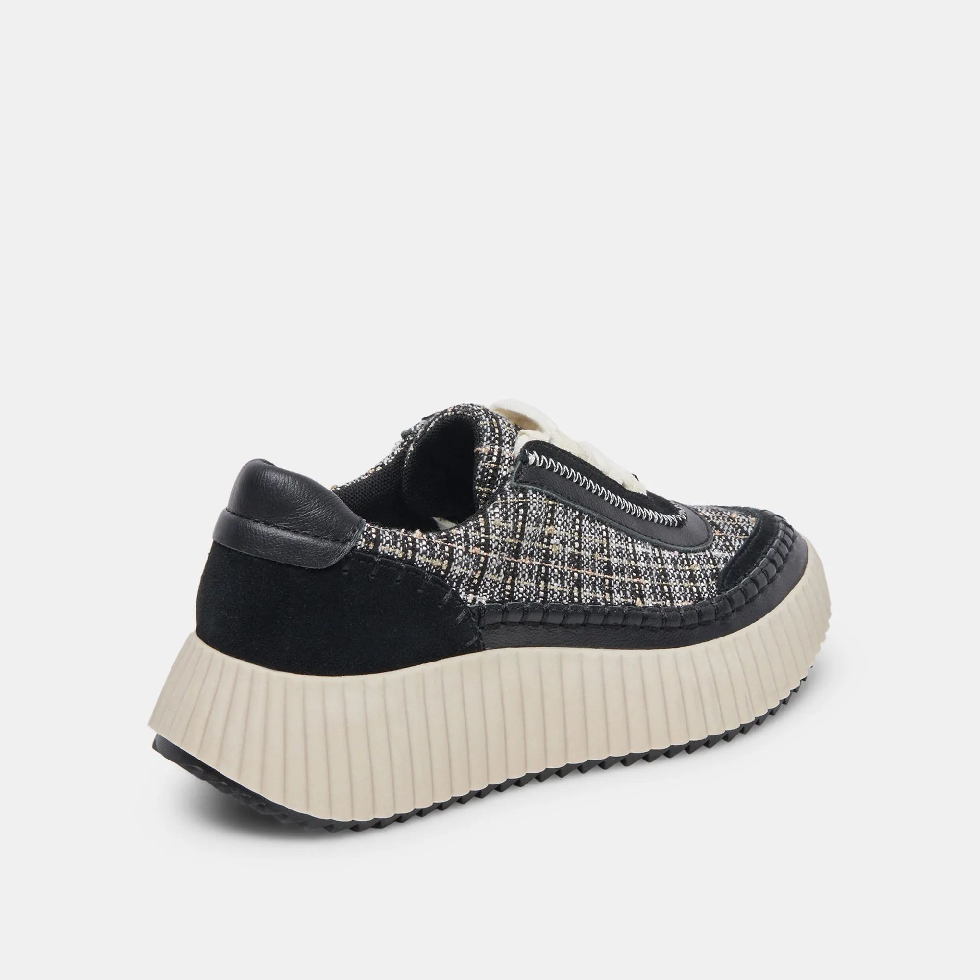 DOLEN SNEAKERS BLACK MULTI WOVEN