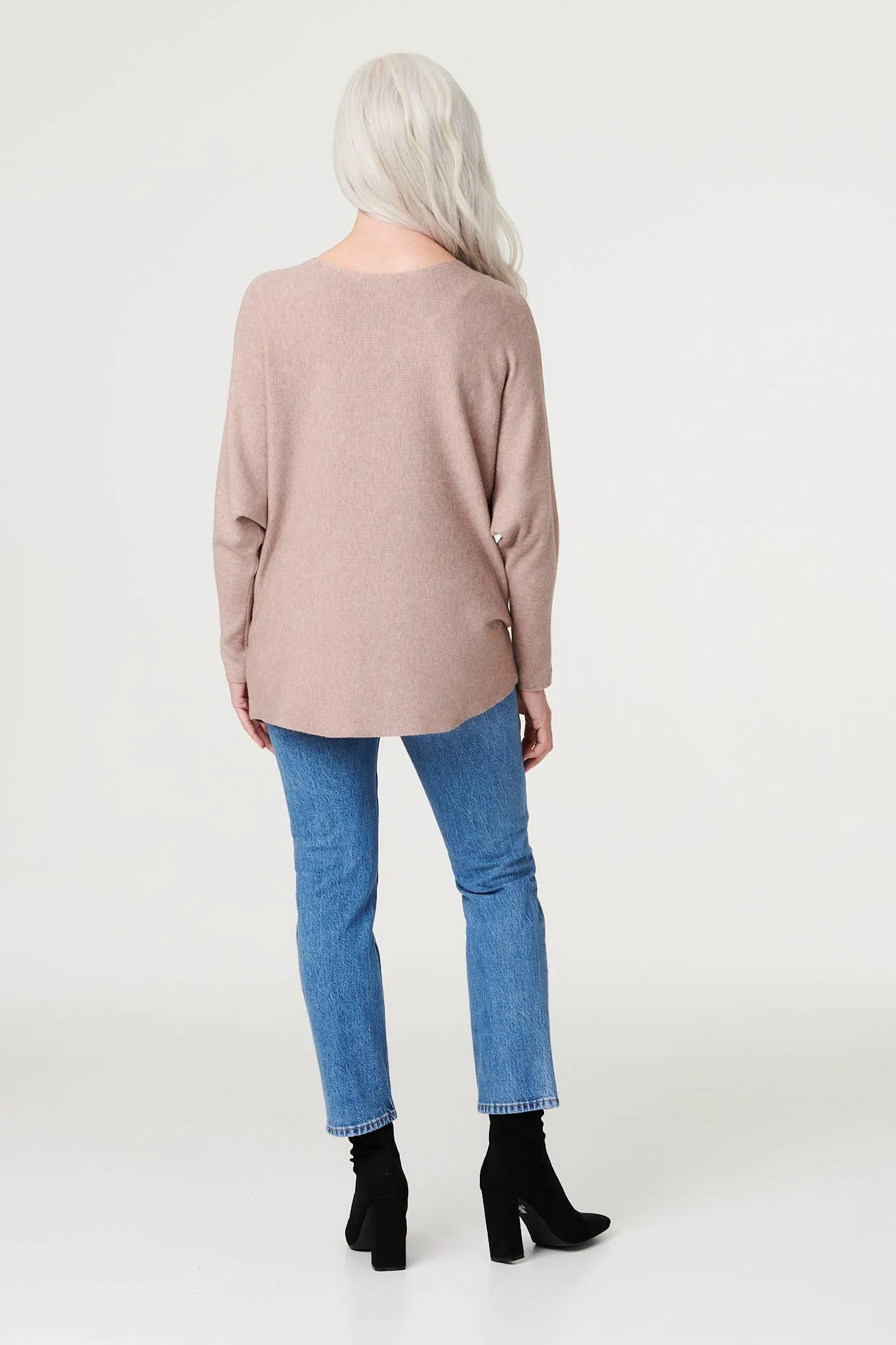 Embellished Long Sleeve Knit Top