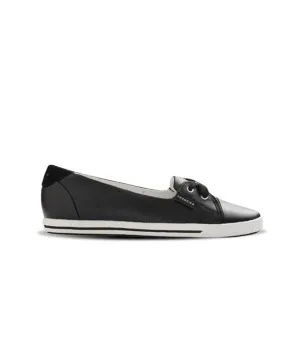 Frankie4 Hannah III Black Punched Flats