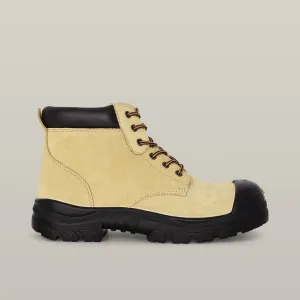 Gravel Lace Up Steel Toe Safety Boot - Y60085 (Sand)