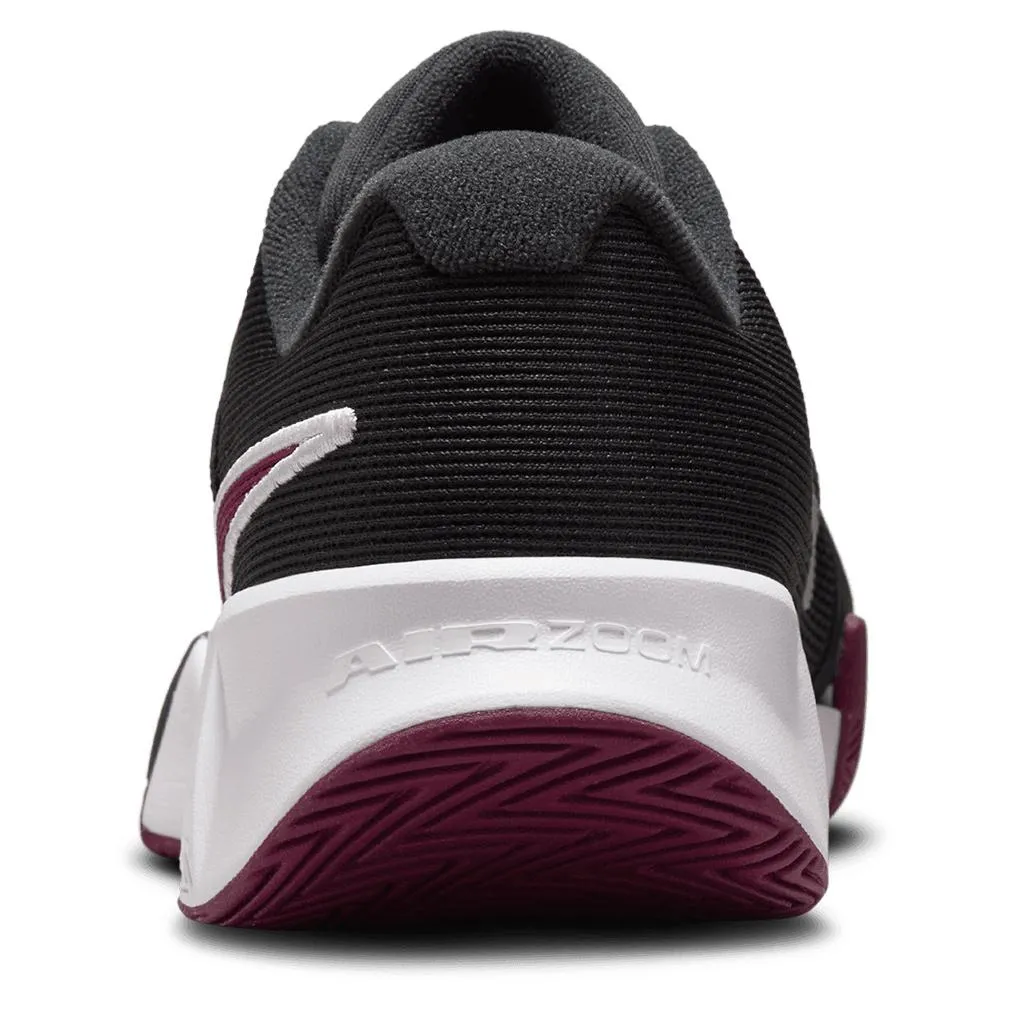 Juniors GP Challenge Pro Tennis Shoes Dark Smoke Grey and Sangria