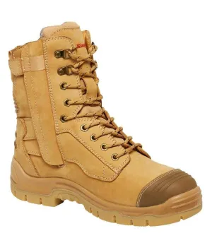 KingGee Phoenix Nubuck Met Safety Work Boot Wheat K27800