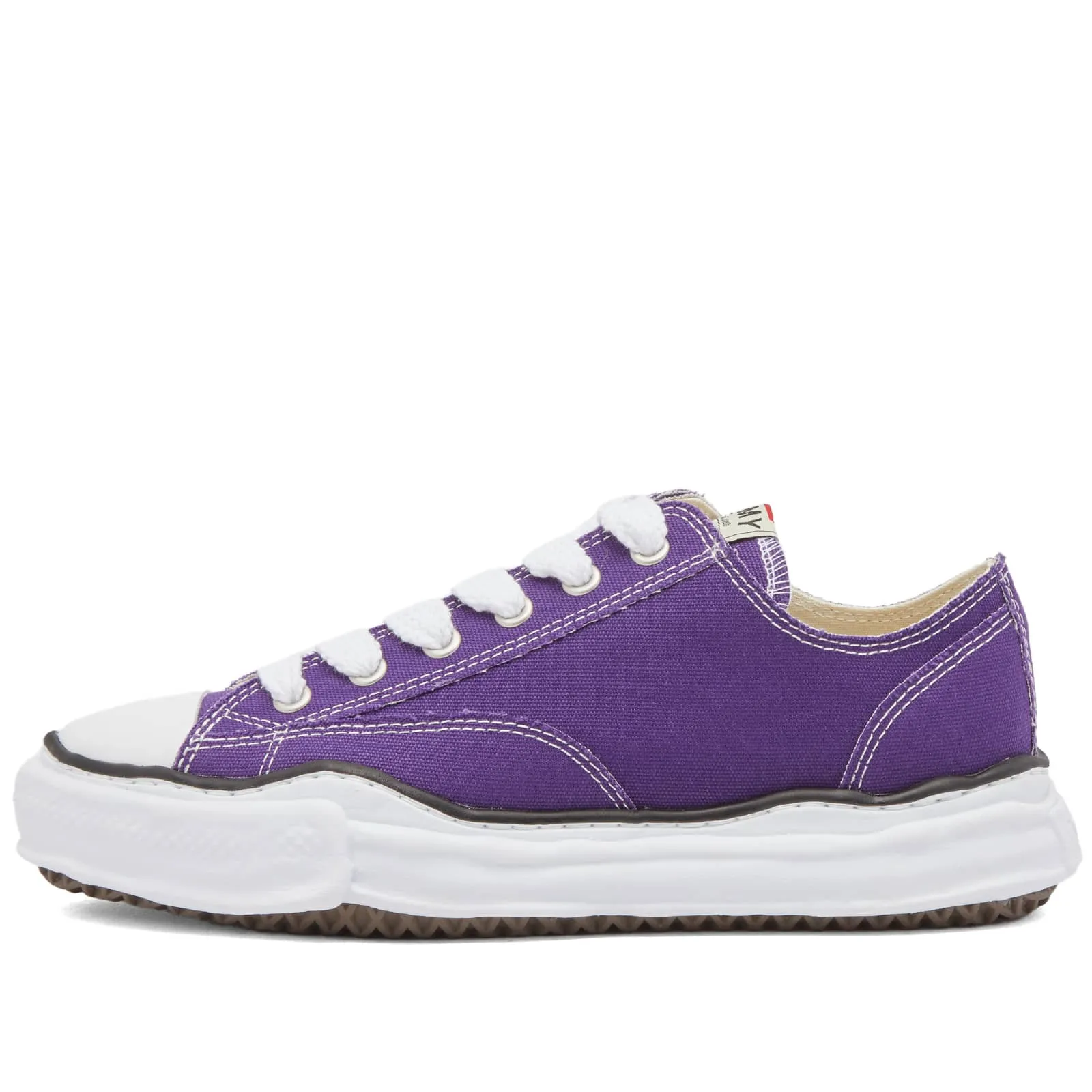 Maison Mihara Yasuhiro Peterson Original Sole Canvas Low Sneakers, purple