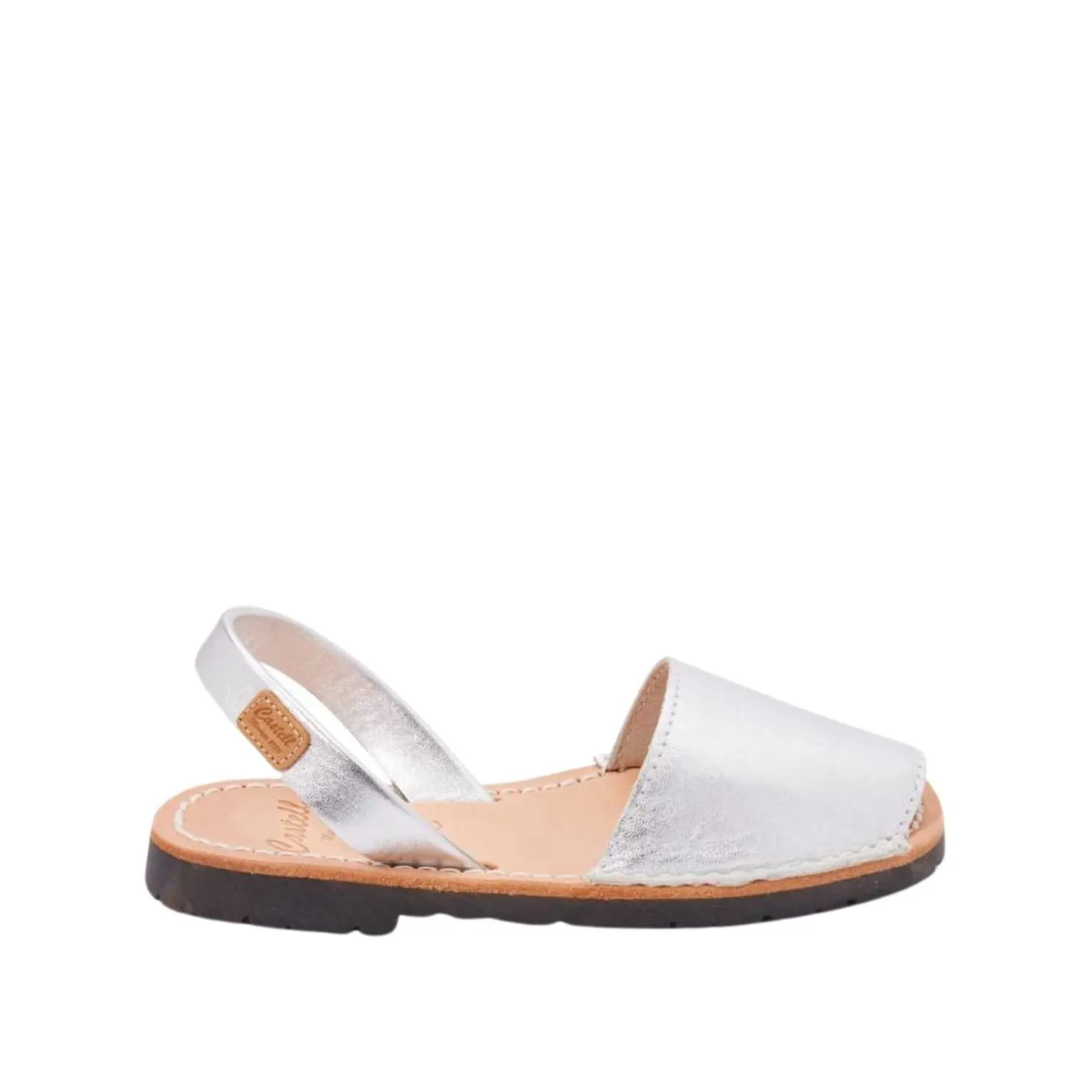 Metallic Leather Sandals For Kids - Iker 1097 Metallic