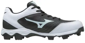 Mizuno Mens Advance Franchise 9 Moulded Softball Cleat - Black/White