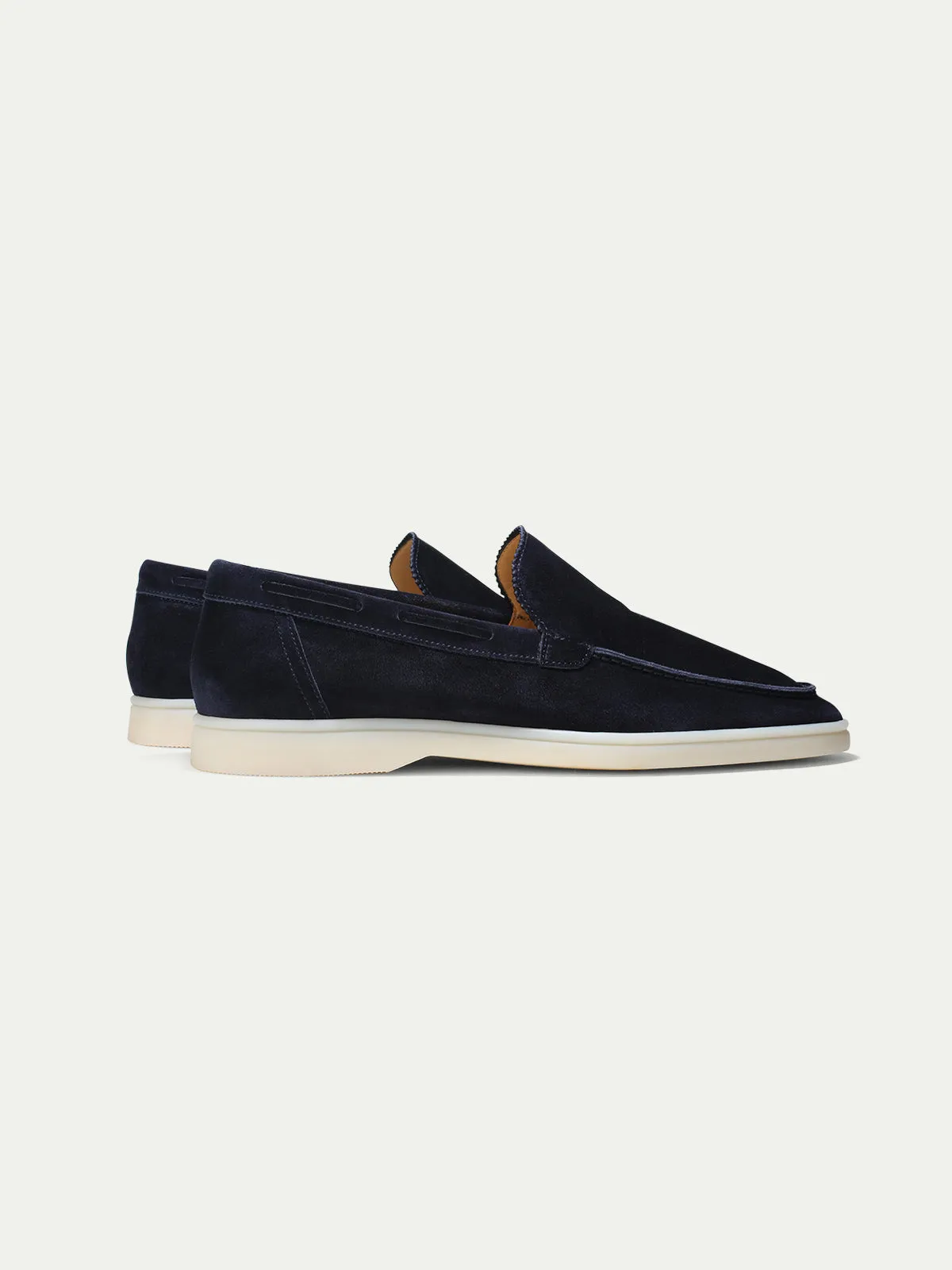 Navy Yacht Loafers