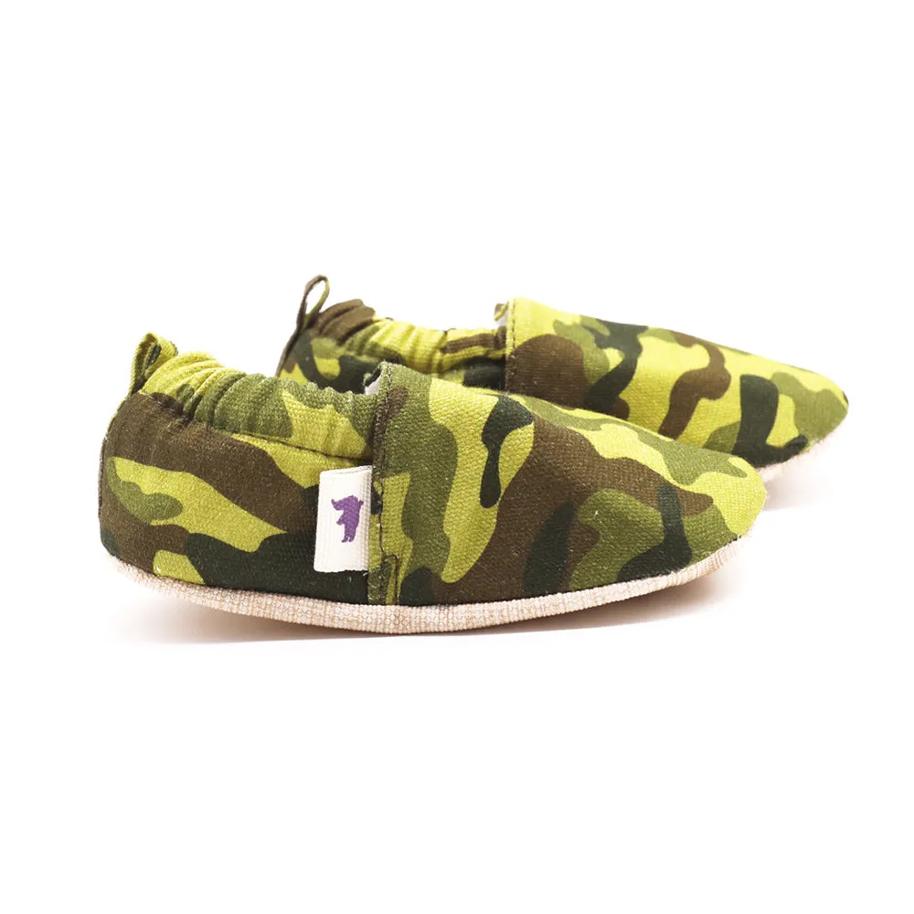 Non-Slip Moccasins - Army Camo