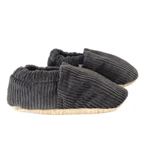 Non-Slip Moccasins - Velvet Grey