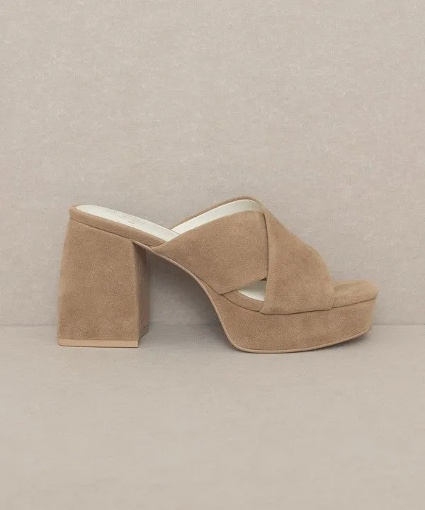 Oasis Society Carmen - Chunky Platform Mule Heel - Online Exclusive