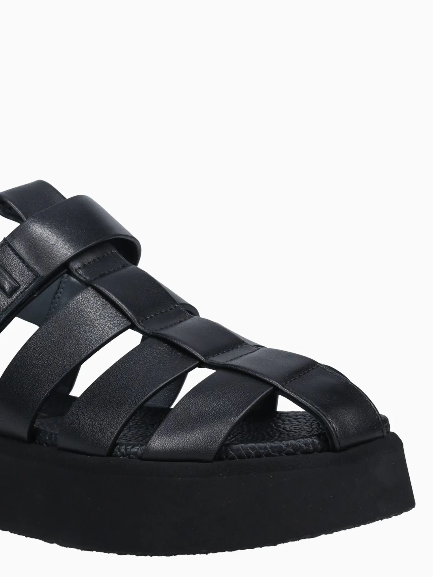 Roma Lo Womens Black Nappa