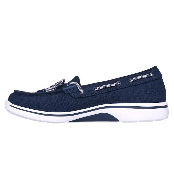 Skechers Arch Fit  Boat Shoe Uplift Laguna - Navy - Womens