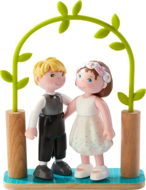 Wooden Bride & Groom Play Set