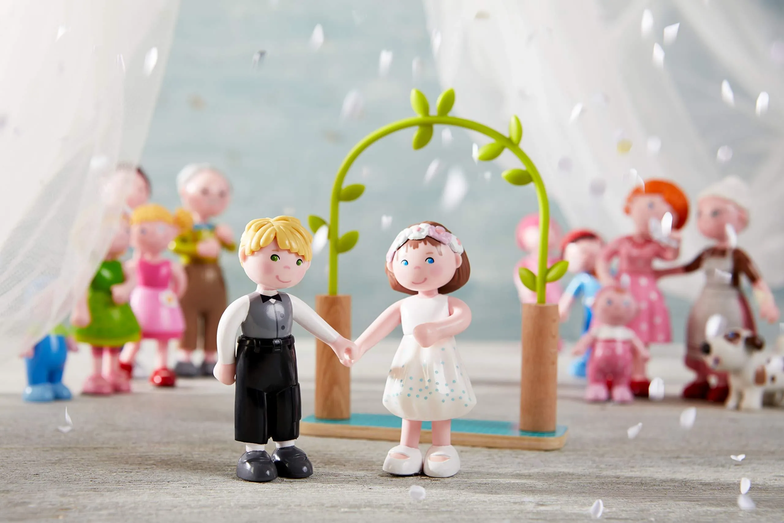 Wooden Bride & Groom Play Set